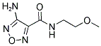 4-AMINO-N-3'-(2-METHOXYETHYL)-1,2,5-OXADIAZOLE-3-CARBOXAMIDE 结构式