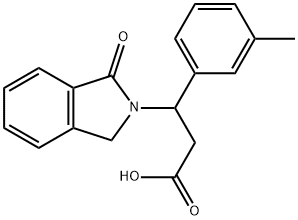 3-(1-Oxoisoindolin-2-yl)-3-(m-tolyl)propanoicacid