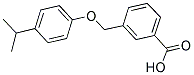 3-{[4-(丙-2-基)苯氧基]甲基}苯甲酸 结构式