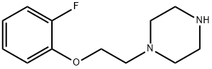 1-[2-(2-FLUOROPHENOXY)ETHYL]PIPERAZINE 结构式