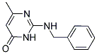 2-BENZYLAMINO-6-METHYL-3H-PYRIMIDIN-4-ONE 结构式