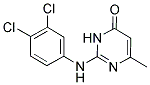 2-(3,4-DICHLORO-PHENYLAMINO)-6-METHYL-3H-PYRIMIDIN-4-ONE 结构式