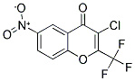 3-CHLORO-6-NITRO-2-(TRIFLUOROMETHYL)CHROMONE 结构式
