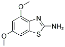 4,6-DIMETHOXY-1,3-BENZOTHIAZOL-2-AMINE 结构式