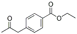 4-(2-OXO-PROPYL)-BENZOIC ACID ETHYL ESTER 结构式