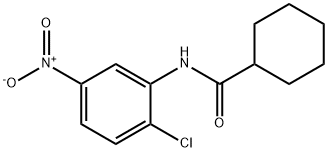 N-(2-Chloro-5-nitrophenyl)cyclohexylformamide 结构式