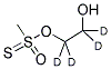 甲烷硫代磺酸 S-(2-羟基乙基-1,1,2,2-D<SUB>4</SUB>)酯 结构式