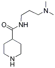 N-[3-(DIMETHYLAMINO)PROPYL]PIPERIDINE-4-CARBOXAMIDE 结构式