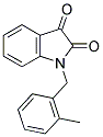 1-(2-Methyl-benzyl)-1H-indole-2,3-dione 结构式
