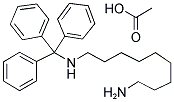 N-1-TRITYL-1,9-DIAMINONONANE ACETATE 结构式