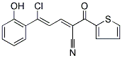 5-CHLORO-5-(2-HYDROXYPHENYL)-2-(2-THIENYLCARBONYL)PENTA-2,4-DIENENITRILE 结构式
