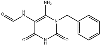 6-AMINO-1-BENZYL-2,4-DIOXO-1,2,3,4-TETRAHYDRO-5-PYRIMIDINYLFORMAMIDE 结构式