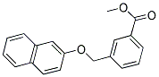 3-(Naphthalen-2-yloxymethyl)-benzoic acid methyl ester 结构式