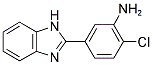 5-(1H-BENZOIMIDAZOL-2-YL)-2-CHLORO-PHENYLAMINE 结构式