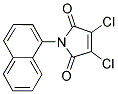 3,4-DICHLORO-1-NAPHTHALEN-1-YL-PYRROLE-2,5-DIONE 结构式