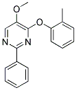 5-METHOXY-2-PHENYL-4-PYRIMIDINYL 2-METHYLPHENYL ETHER 结构式