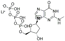 N2-METHYL-2'-DEOXYGUANOSINE-5'-TRIPHOSPHATE LITHIUM SALT 结构式