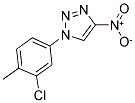 1-(3-CHLORO-4-METHYLPHENYL)-4-NITRO-1H-1,2,3-TRIAZOLE 结构式