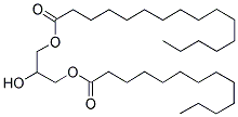 1-棕榈酸-3-十二烷酸甘油酯 结构式