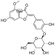 RENGASIN-4'-O-GLUCOSIDE 结构式