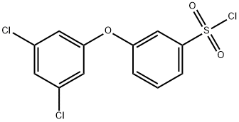 3-(3,5-二氯苯氧基)苯磺酰氯 结构式