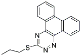 3-(PROPYLTHIO)PHENANTHRO[9,10-E][1,2,4]TRIAZINE 结构式