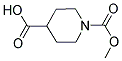 1-(METHOXYCARBONYL)-4-PIPERIDINECARBOXYLIC ACID 结构式