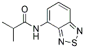 N-2,1,3-BENZOTHIADIAZOL-4-YL-2-METHYLPROPANAMIDE 结构式