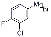 3-Chloro-4-fluorophenylmagnesium bromide 结构式