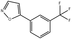 5-(3-(三氟甲基)苯基)异噁唑 结构式