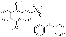 DIPHENYLIODONIUM-9,10-DIMETHOXYANTHRACENE-2-SULFONATE 结构式