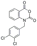 1-(3,4-DICHLOROBENZYL)-2H-3,1-BENZOXAZINE-2,4(1H)-DIONE 结构式