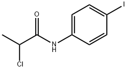 2-氯-N-(4-碘苯基)丙酰胺 结构式