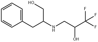 3-PHENYL-2-[(3,3,3-TRIFLUORO-2-HYDROXYPROPYL)AMINO]-1-PROPANOL 结构式