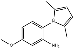 2-(2,5-DIMETHYL-1H-PYRROL-1-YL)-5-METHOXYPHENYLAMINE 结构式