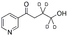 4-HYDROXY-1-(3-PYRIDYL)-1-BUTANONE (3,3,4,4-D4) 结构式