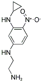 N-(2-AMINOETHYL)-N-[3-(CYCLOPROPYLAMINO)-4-NITROPHENYL]AMINE 结构式