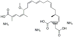 米酵菌酸铵盐标准品 结构式