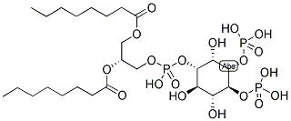 L-ALPHA-D-MYO-PHOSPHATIDYLINOSITOL 3,4-BISPHOSPHATE 结构式