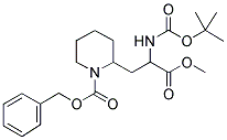 METHYL N-A-BOC-B-(2-N-CBZ-PIPERIDINYL)ALANINATE 结构式