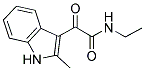 N-ETHYL-2-(2-METHYL-1H-INDOL-3-YL)-2-OXO-ACETAMIDE 结构式