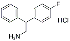 2-(4-FLUOROPHENYL)-2-PHENYLETHYLAMINE HYDROCHLORIDE 结构式