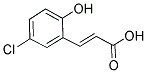 3-(5-CHLORO-2-HYDROXY-PHENYL)-ACRYLIC ACID 结构式