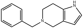 5-苄基-4,5,6,7-四氢-1H-吡咯并[3,2-C]吡啶 结构式