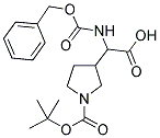 N-A-CBZ-(3-N-BOC-PYRROLIDINYL) GLYCINE 结构式