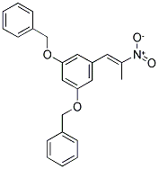 1-(3,5-DIBENZYLOXYPHENYL)-2-NITROPROPENE 结构式