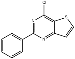 4-氯-2-苯基噻吩并[3,2-D]嘧啶 结构式