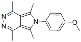 6-(4-METHOXYPHENYL)-1,4,5,7-TETRAMETHYL-6H-PYRROLO[3,4-D]PYRIDAZINE 结构式