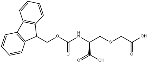 FMOC-S-CARBOXYMETHYL-L-CYSTEINE 结构式