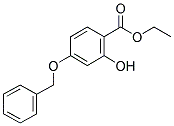 4-BENZYLOXY-2-HYDROXY-BENZOIC ACID ETHYL ESTER 结构式